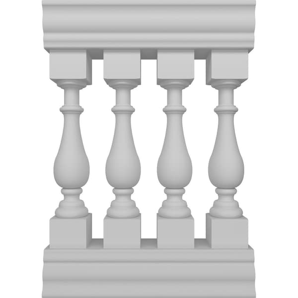 Ekena Millwork Traditional Balustrade Railing Kit Style N (5 7/8" On-Center Spacing to Pass 4" Sphere Code) BALK37X024TRN - main